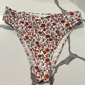 ABERCROMBIE CROSS HIGH WAISTED BIKINI BOTTOMS